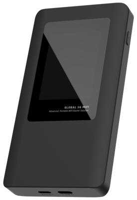 MiFi portable avancé 5G avec chipset MTK MT6877 (Dimensity 900), WiFi 6, USIM, VSIM et eSIM